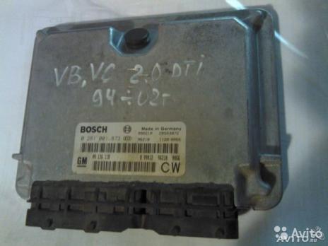 Блок управления двигателем Opel Vectra B Y20DTH 09136118
